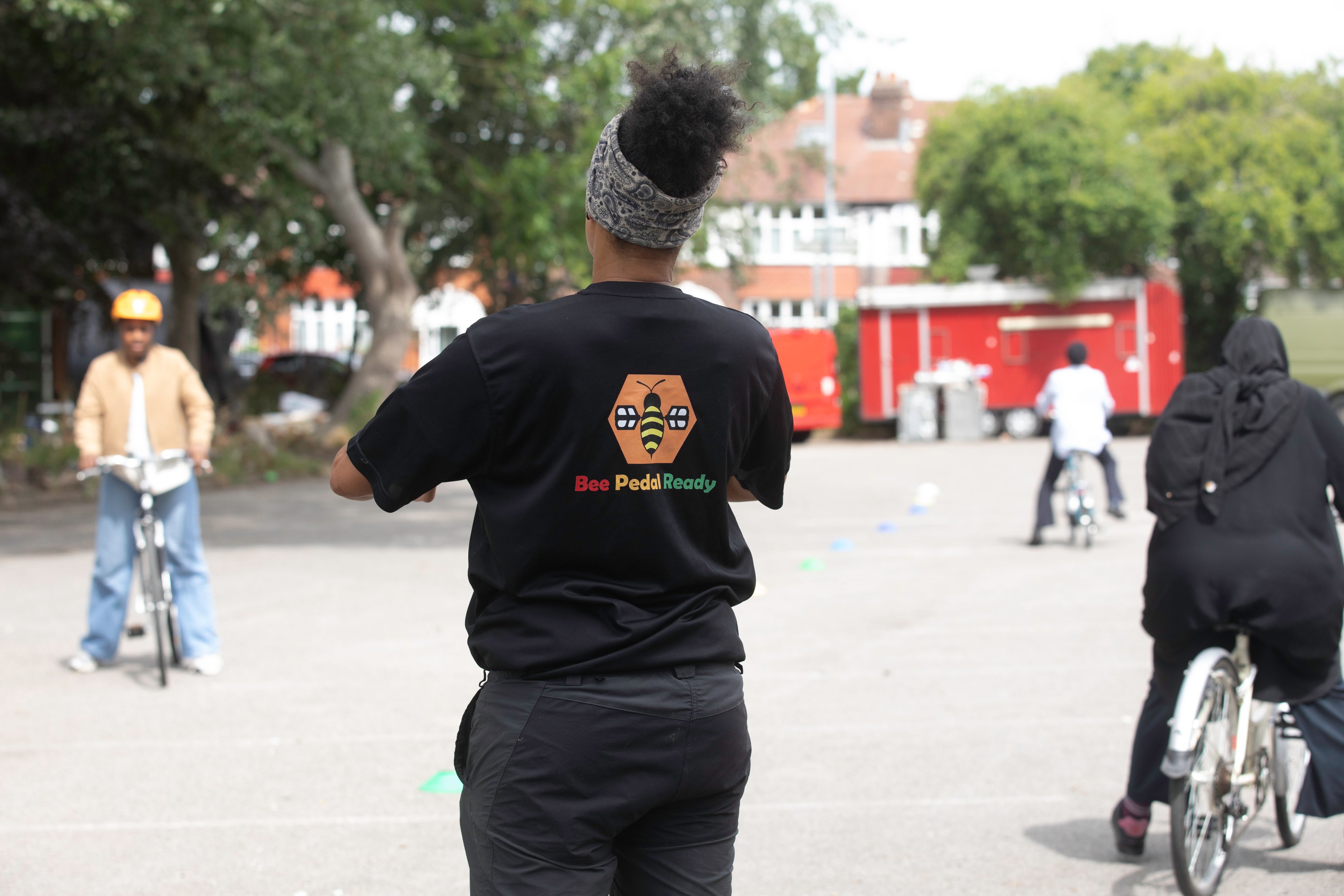 Anwyl has supported cycling sessions in Chorlton with Chit Chat Chai (2)