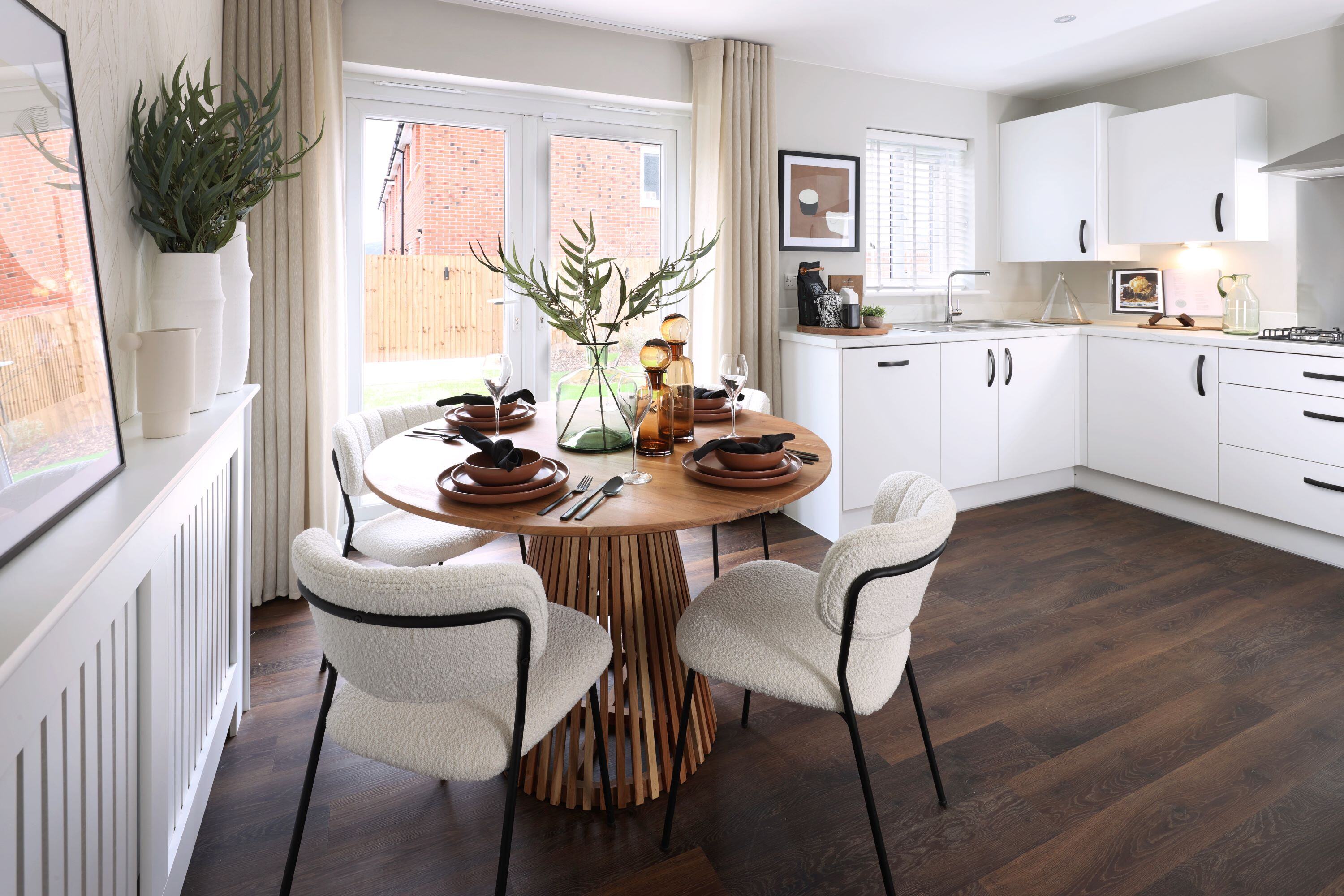 Interiors of the former Bretton style show home, which has been sold