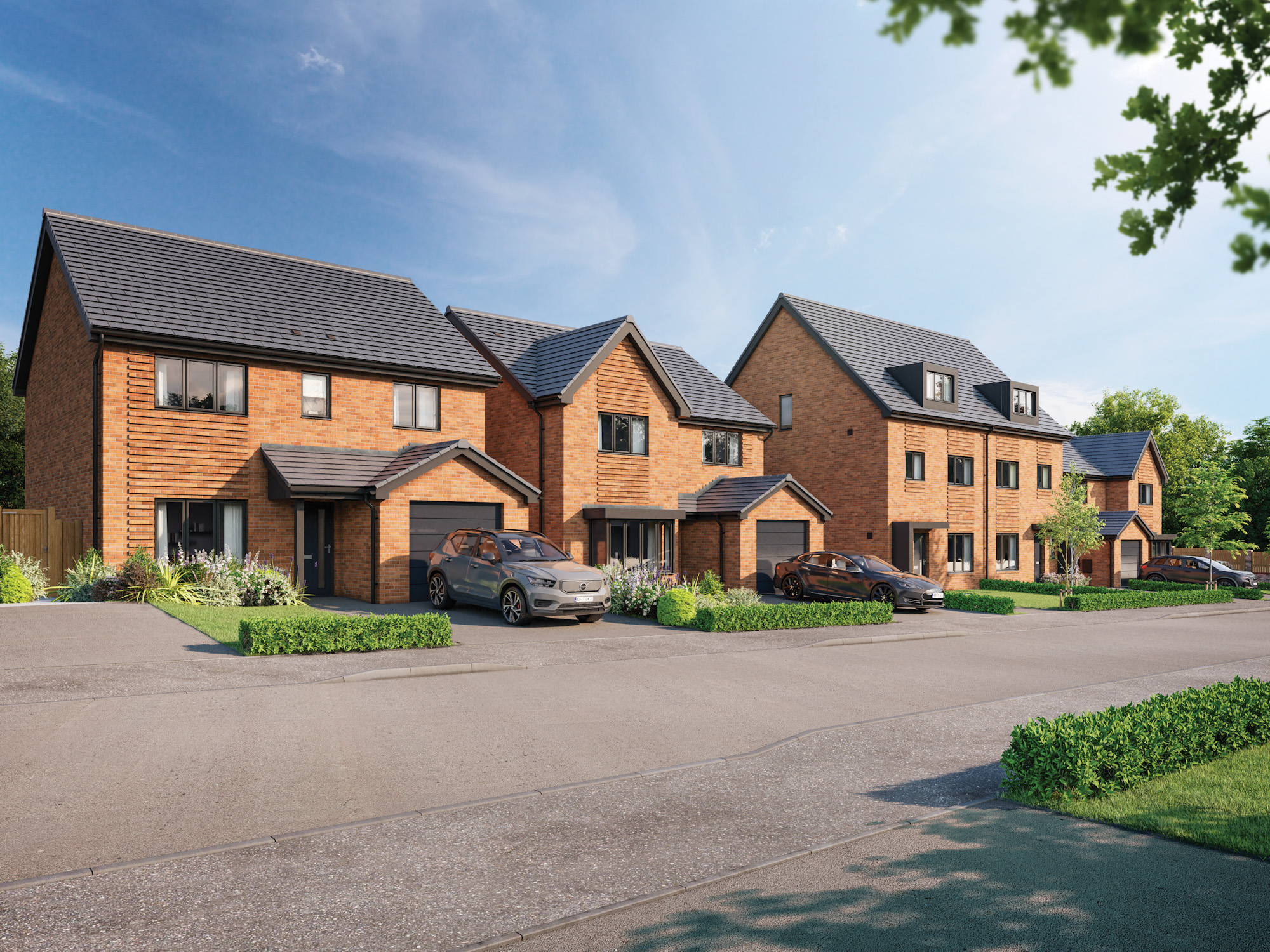 CGI streetscene for Lottie Gardens
