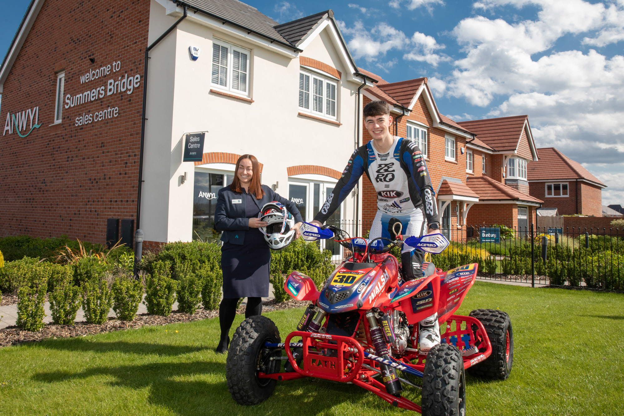 Louie on his quadcross bike