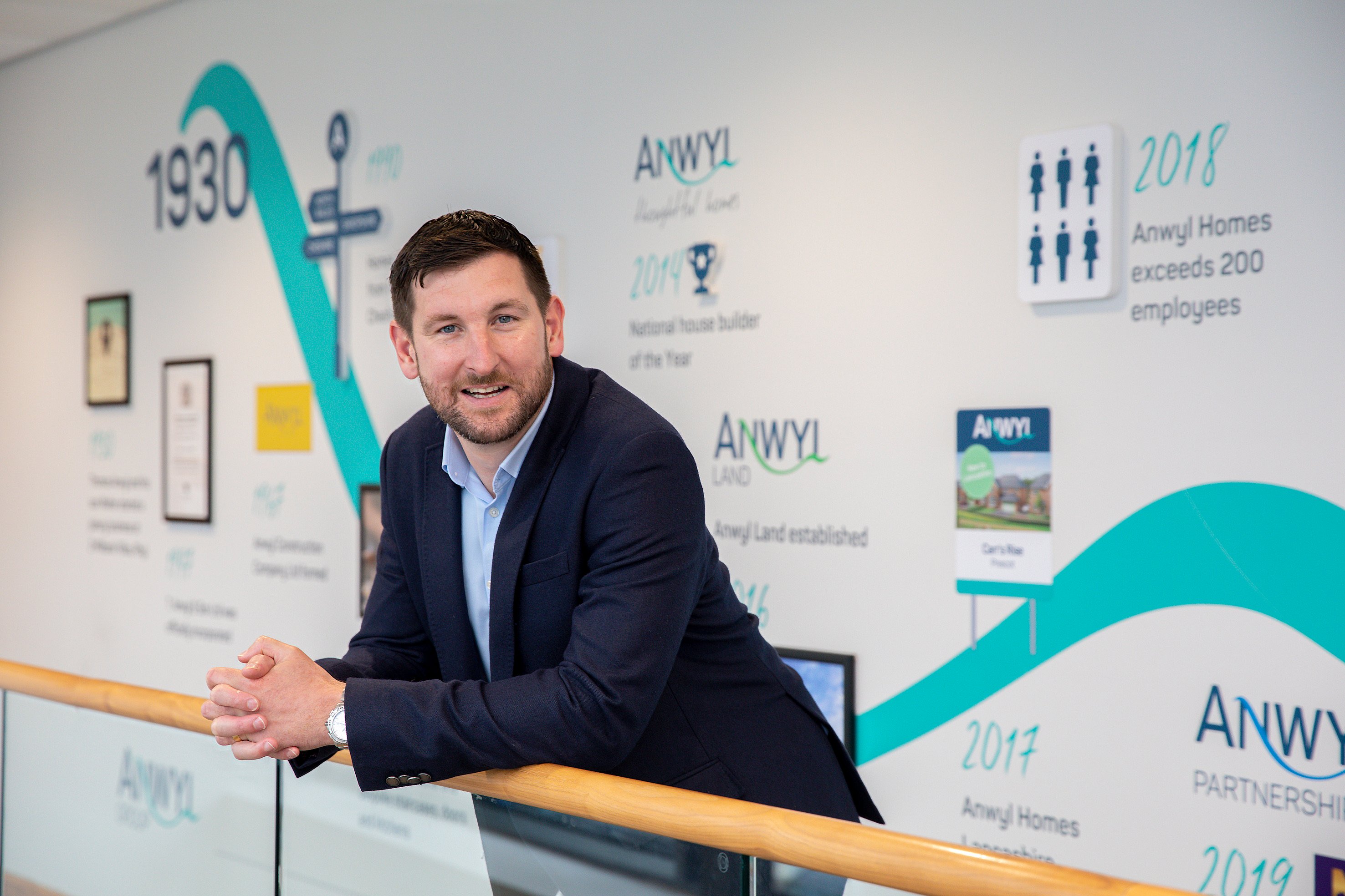 Tom Grundy, MD for Cheshire and North Wales at Anwyl HQ