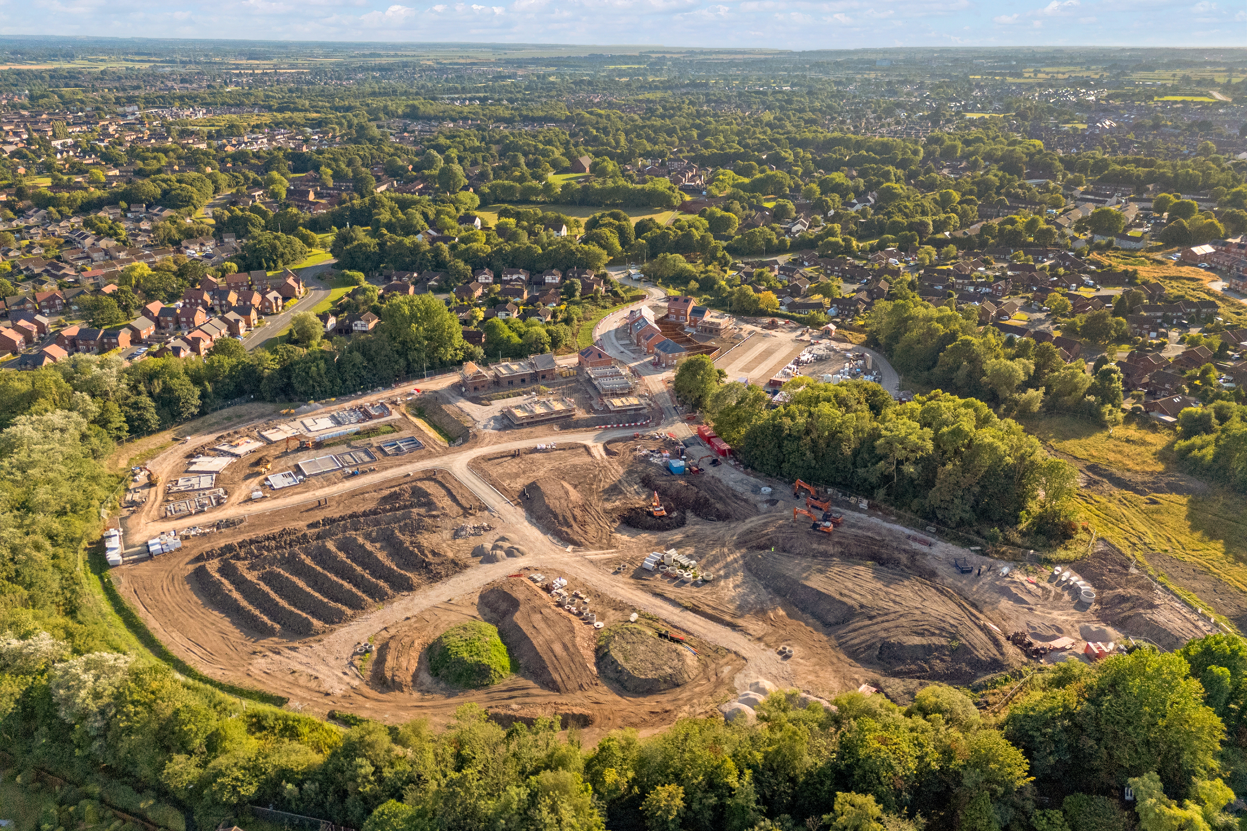 A CGI of new Anwyl homes at Walkers Glade, Ingol, where show homes open this weekend