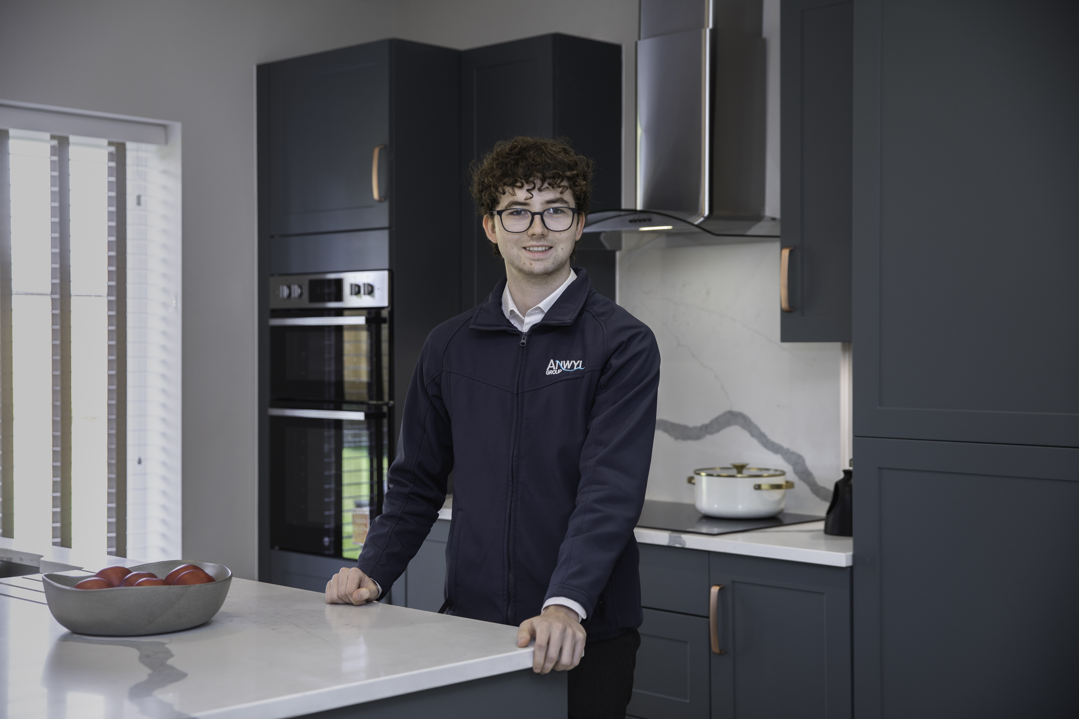 Former trainee Zach Trenchard has been promoted to development engineer at Anwyl Homes Lancashire