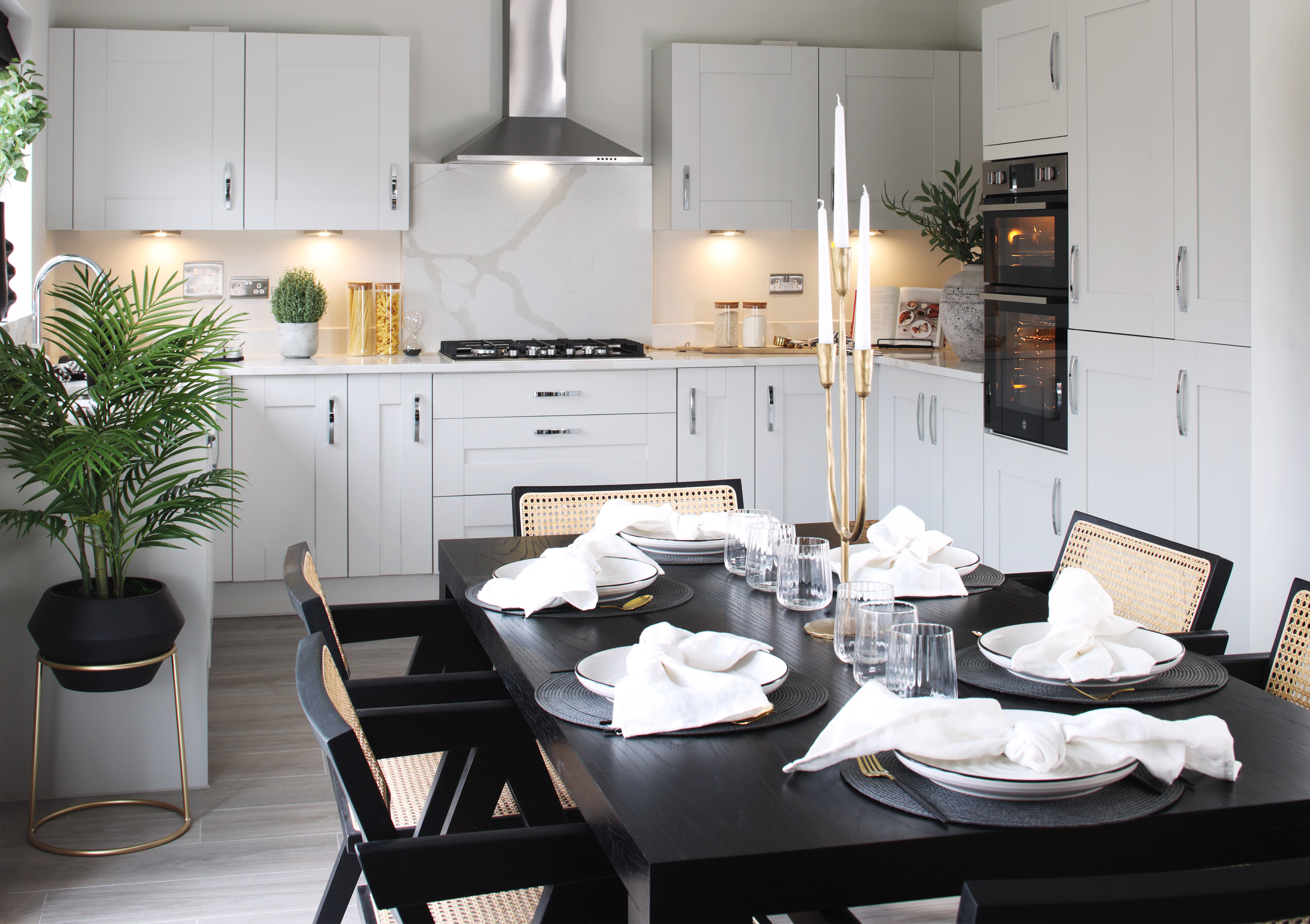 Kitchen dining room in Anwy home